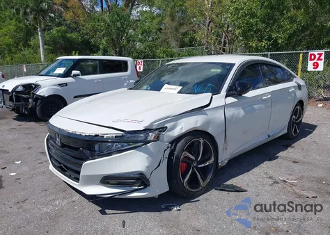 2018 Honda Accord Sport из США, поврежденный, VIN 1HGCV1F39JA234043